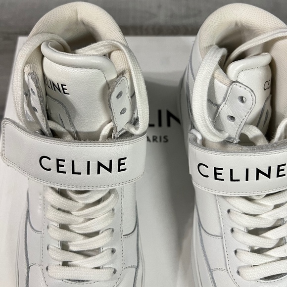 Celine white high top sneakers - Picture 2 of 15